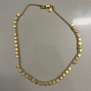 Madewell gold choker necklace